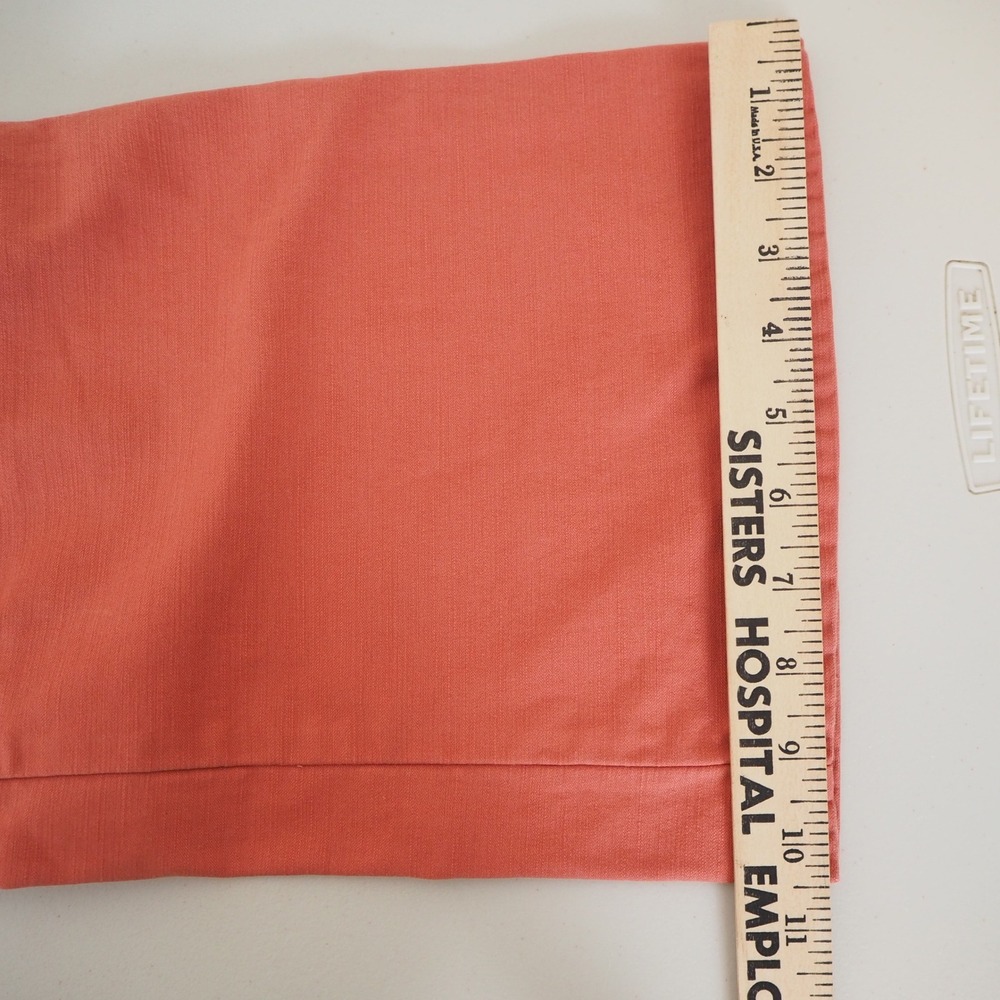 Pilcro Painter Puddle Pants Sz 25 Wide Leg High Waist Carpenter Jeans in Coral - Picture 8 of 11